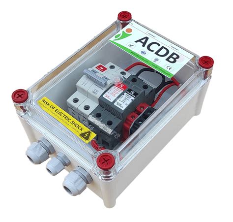 solar panel acdb box